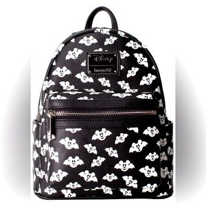 Loungefly Glow in the Dark Totally Batty Mickey Bat Mini Backpack & Wallet